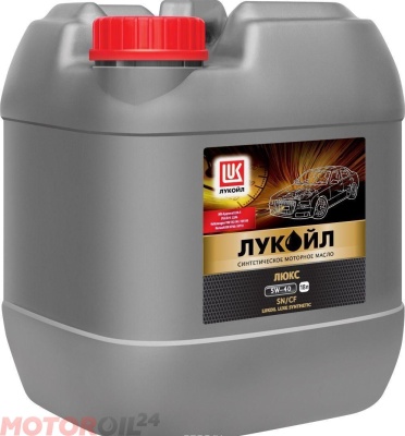 Моторное масло ЛУКОЙЛ Люкс 5W-40 синтетическое 20л (3052087) Моторное масло ЛУКОЙЛ Люкс 5W-40 синтетическое 20л (3052087)