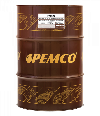 Трансмиссионное масло PEMCO 595 75W-90 GL-4/GL-5 синтетическое, 208л (PM0595-DR) Трансмиссионное масло PEMCO 595 75W-90 GL-4/GL-5 синтетическое, 208л (PM0595-DR)