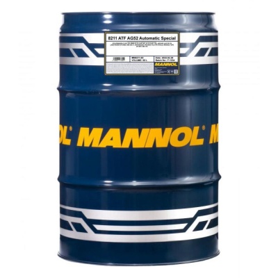 Трансмиссионное масло Mannol 8211 ATF AG52 60л (1341) Трансмиссионное масло Mannol 8211 ATF AG52 60л (1341)