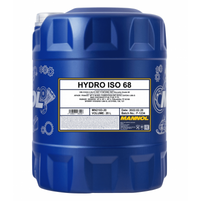 Гидравлическое масло Mannol Hydro ISO 68 20л (1929) Гидравлическое масло Mannol Hydro ISO 68 20л (1929)