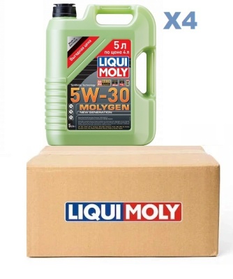 Моторное масло LIQUI MOLY Molygen New Generation 5W-30 синтетическое 20л (9952/4) Моторное масло LIQUI MOLY Molygen New Generation 5W-30 синтетическое 20л (9952/4)