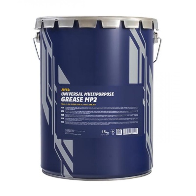 Многоцелевая густая смазка Mannol 8114 MP-2 UNIVERSAL MULTIPURPOSE GREASE MP2 18кг (2145) Многоцелевая густая смазка Mannol 8114 MP-2 UNIVERSAL MULTIPURPOSE GREASE MP2 18кг (2145)