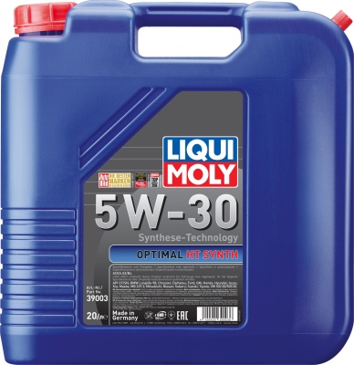 Моторное масло LIQUI MOLY Optimal HT Synth 5W-30 синтетическое 20л (39003) Моторное масло LIQUI MOLY Optimal HT Synth 5W-30 синтетическое 20л (39003)