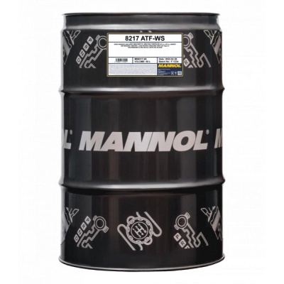Трансмиссионное масло Mannol 8217 ATF WS 60л (821760) Трансмиссионное масло Mannol 8217 ATF WS 60л (821760)