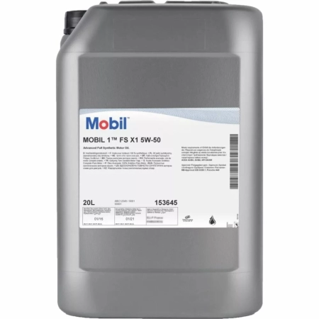 Моторное масло Mobil 1 FS X1 5W-50 20л (155048)