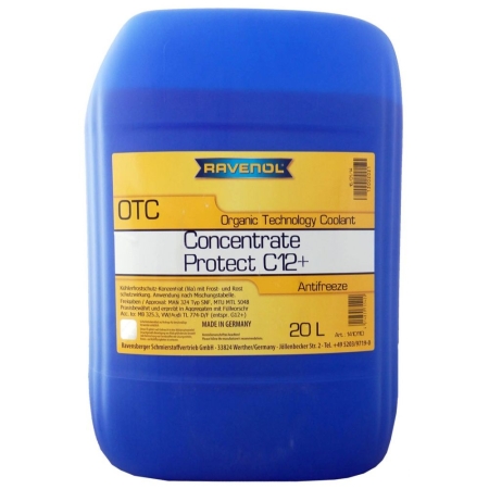 Антифриз RAVENOL OTC Protect C12+ Concentrate 20л (4014835755420)