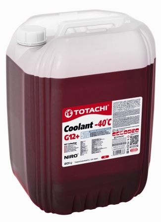 Антифриз TOTACHI NIRO COOLANT Red -40°C G-12+ 20кг (43120)