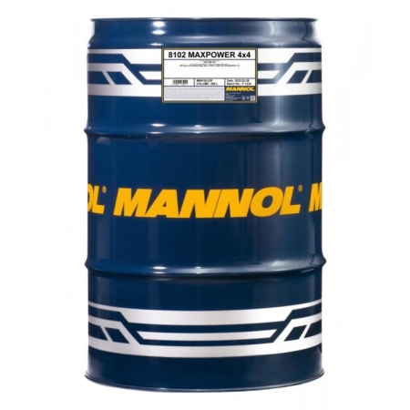 Трансмиссионное масло Mannol 8102 MAXPOWER 4x4 75W-140 208л (1499)