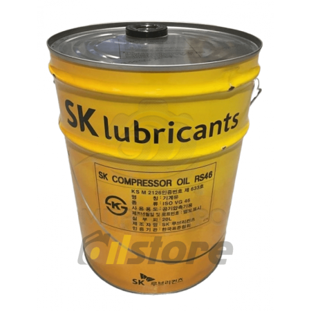 Компрессорное масло ZIC SK COMPRESSOR OIL RS 46 20л (193787)