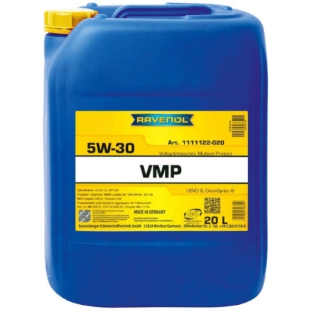 Моторное масло RAVENOL VMP 5W-30 20л (4014835723320)