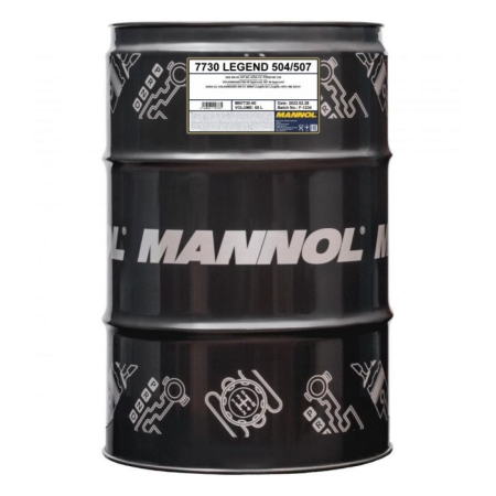 Моторное масло Mannol 7730 LEGEND 504/507 0W-30 60л (773060)