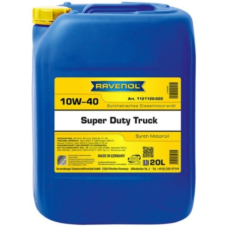 Моторное масло RAVENOL SDT Super Duty Truck 10W-40 20л (4014835850705)