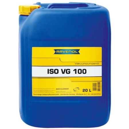 Вакуумное масло RAVENOL Vakuumpumpenoel ISO VG 100 20л (4014835758827)