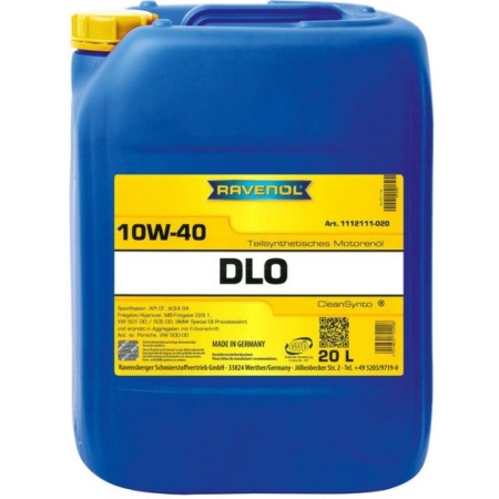 Моторное масло RAVENOL DLO 10W-40 20л (4014835724228)