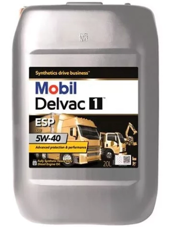Моторное масло Mobil Delvac 1 ESP 5W-40 20л (154812)