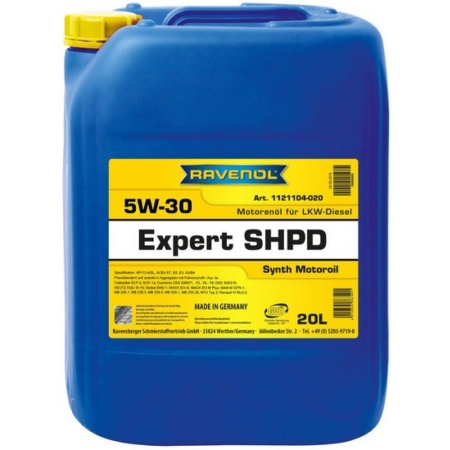 Моторное масло RAVENOL Expert SHPD 5W-30 20л (4014835863491)