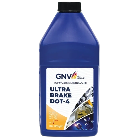 Тормозная жидкость GNV Ultra Brake DOT 4 455гр