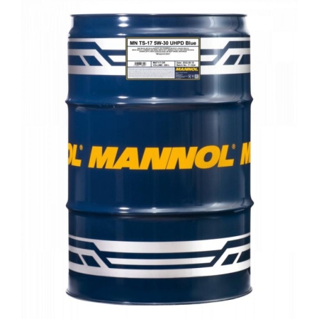 Моторное масло Mannol 7117 TS-17 UHPD BLUE 5W-30 208л (7028)