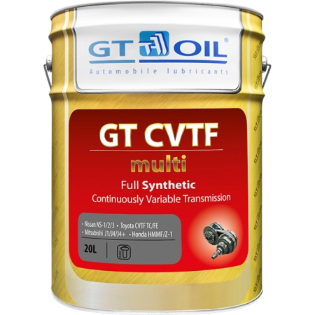 Трансмиссионное масло GT ATF CVTF MULTI 20л (8809059408674)