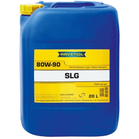 Трансмиссионное масло RAVENOL Getriebeoel SLG 80W-90 20л (4014835738522)