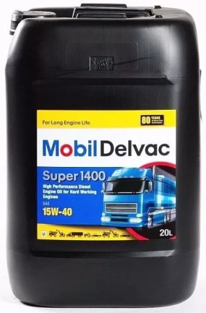 Моторное масло Mobil Delvac Super 1400E 15W-40 20л (152714)