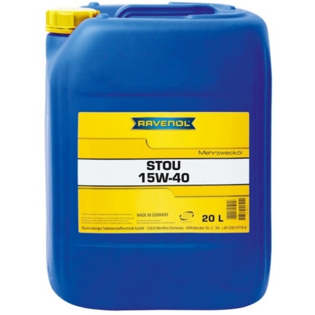 Трансмиссионное масло RAVENOL STOU 15W-40 20л (4014835740020)