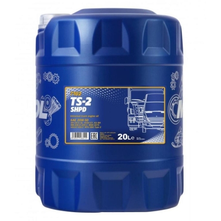 Моторное масло Mannol 7102 TS-2 SHPD 20W-50 20л (1254)