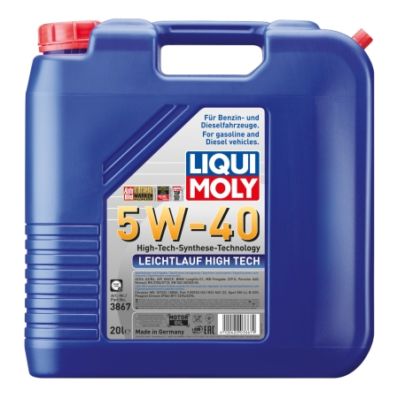 Моторное масло LIQUI MOLY Leichtlauf High Tech 5W-40 HC-синтетическое 20л (3867)