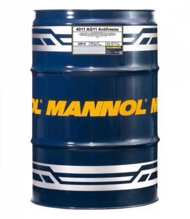 Антифриз Mannol AG11 -40°C Antifreeze синий готовый 208л (MN4011-DR)