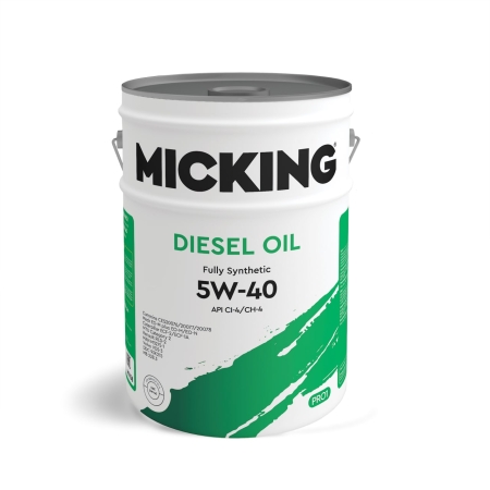 Моторное масло Micking Diesel Oil PRO1 5W-40 CI-4/CH-4 синтетическое 20л (M1158)