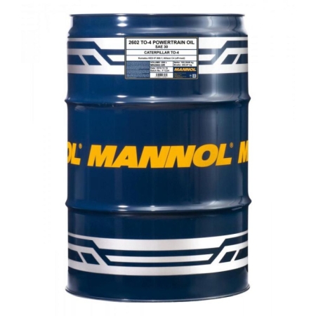 Трансмиссионное масло Mannol 2602 TO-4 POWERTRAIN OIL 30W 208л (3008)