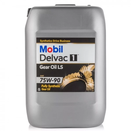 Трансмиссионное масло Mobil Delvac 1 GO LS 75W-90 20л (153473)