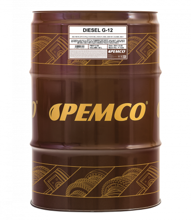 Моторное масло PEMCO DIESEL G-12 SHPD 10W-30 CI-4 Plus/CI-4/CH-4/SL полусинтетическое, 60л (PM0712-60)