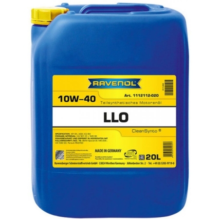 Моторное масло RAVENOL LLO 10W-40 20л (4014835724327)