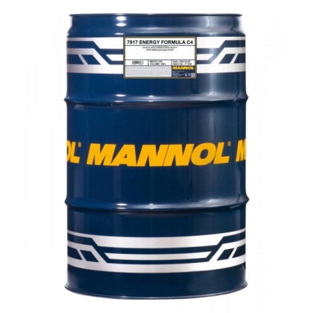 Моторное масло Mannol 7917 ENERGY FORMULA C4 5W-30 208л (7917208)