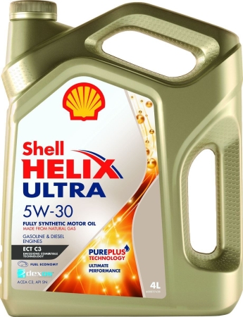 Моторное масло Shell Helix Ultra ECT С3 5W-30 4л (550052679)