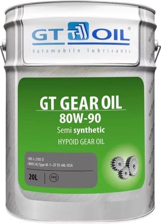 Трансмиссионное масло GT Gear Oil 80W-90 API GL-4 20л (8809059407097)