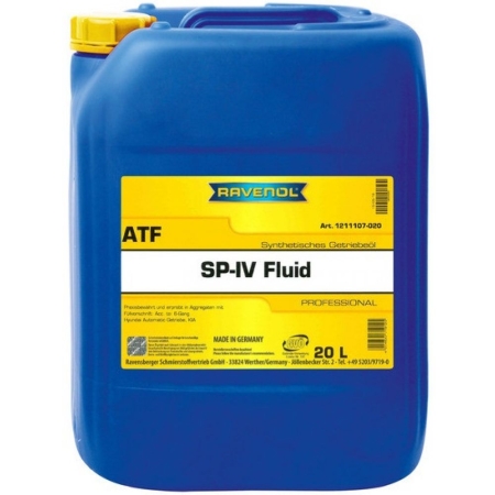 Трансмиссионное масло RAVENOL ATF SP-IV Fluid 20л (4014835719125)