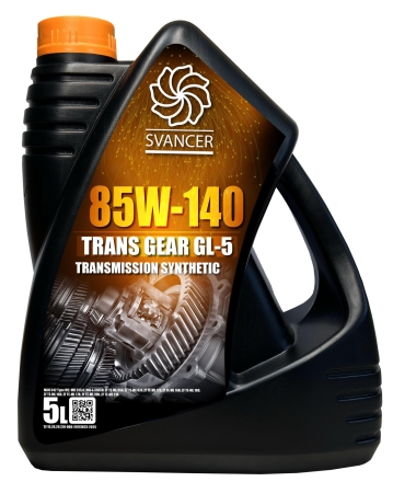 Трансмиссионное масло SVANCER TRANS GEAR GL-5 85W-140 5л (SVT079)