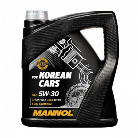 Моторное масло Mannol 7713 FOR KOREAN CARS 5W-30 4л (MN7022)