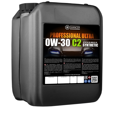 Моторное масло SVANCER Professional Ultra С2 0W-30 SP 20л (SVL104)