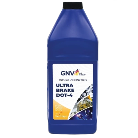 Тормозная жидкость GNV Ultra Brake DOT 4 910гр