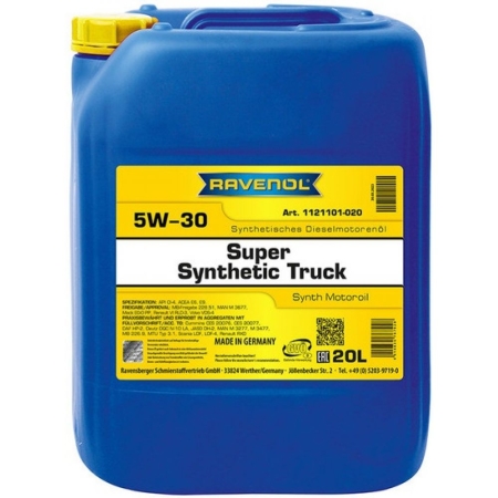 Моторное масло RAVENOL Super Synthetic Truck 5W-30 20л (4014835767928)